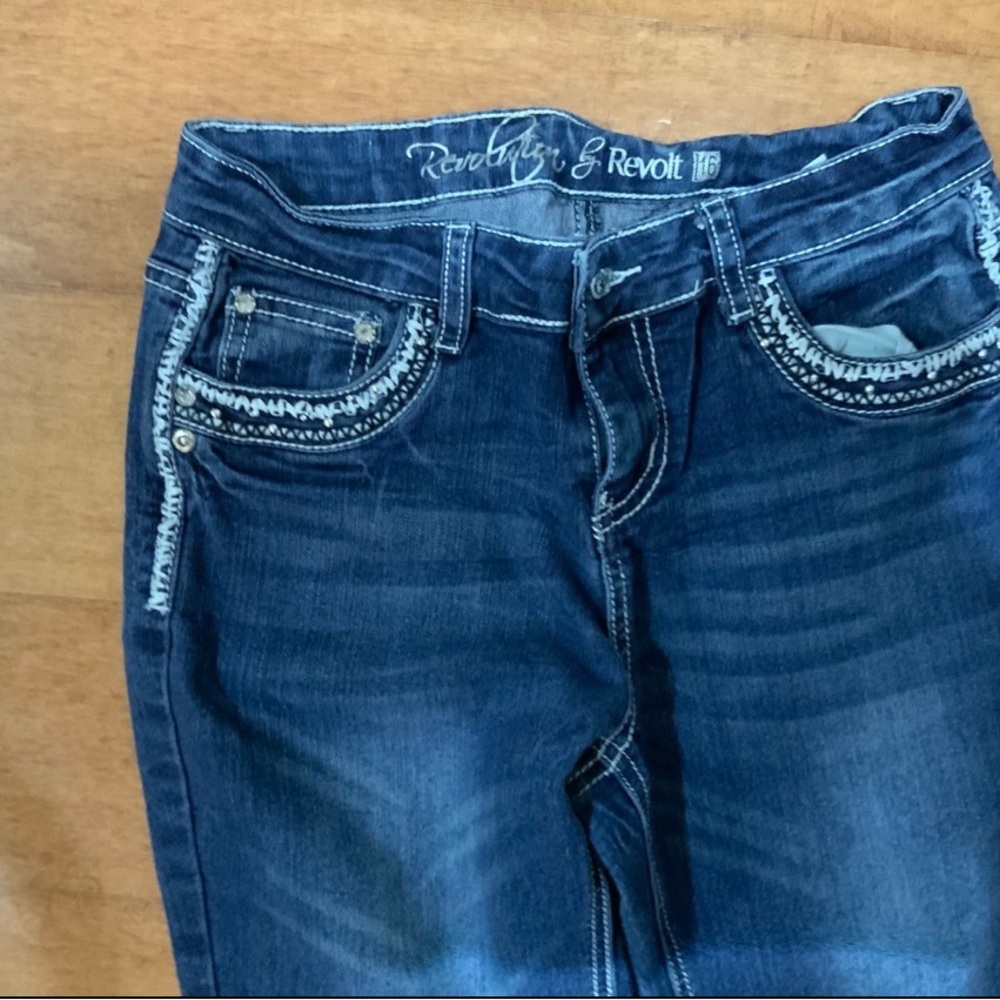 Revolution Blue Denim Jeans with Classic Indigo Hue